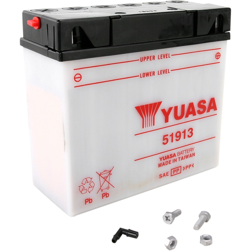 YUASA 51913 YUAM2219A Conventional Battery  12 V Battery - 51913