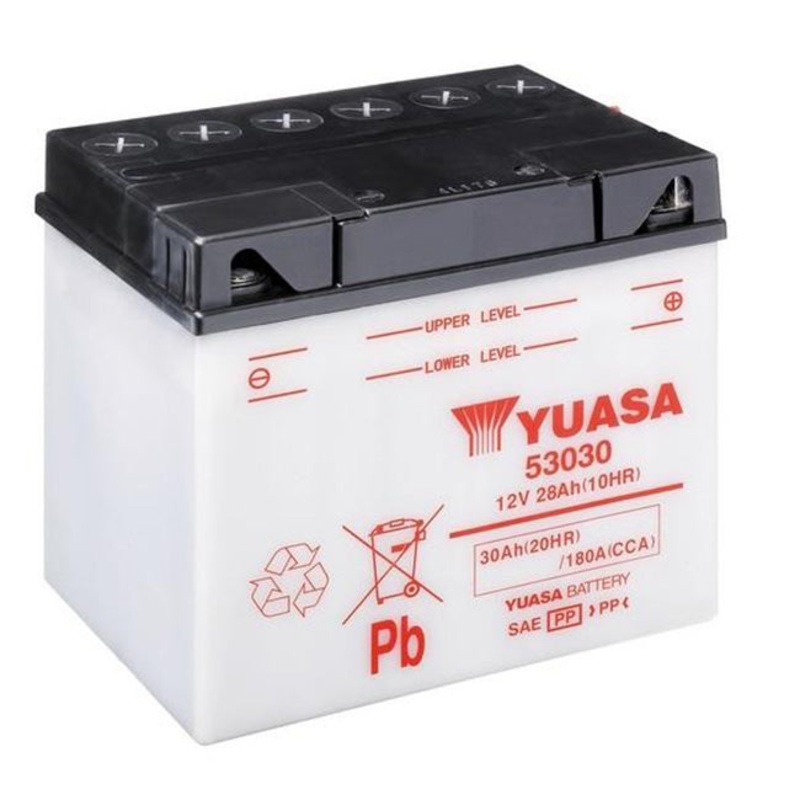 53030 DG Battery with 1.6ltr acid pack Yuasa (53030PK)