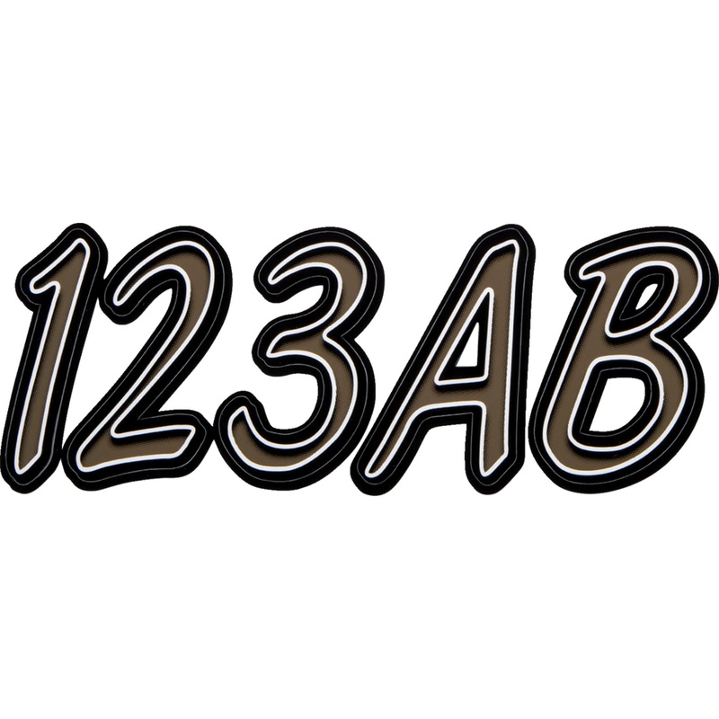HARDLINE 4320-2557 TIBKG400 Sticker Kit 400 tigy/black