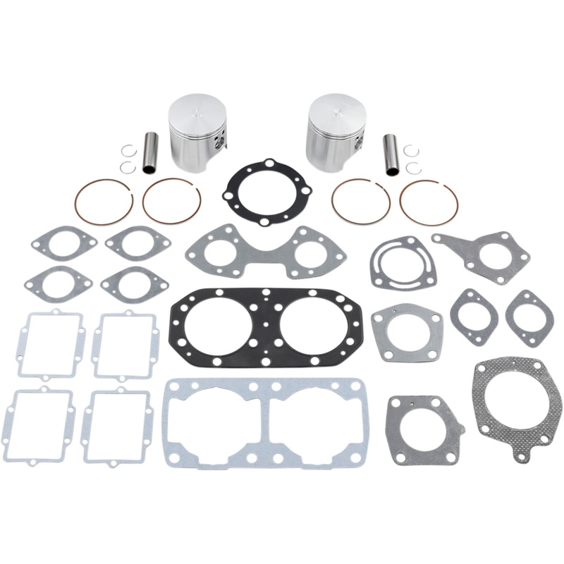 WISECO WK1061 WK1061 Complete Piston Kit for Watercraft Piston Kit - Kawasaki - 750 cc Twin Cylinder - +1.00 mm