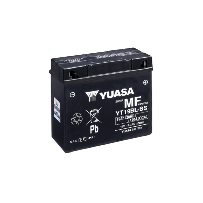 YT19BL-BS Non-DG Factory Sealed Battery Yuasa (YT19BLBS)