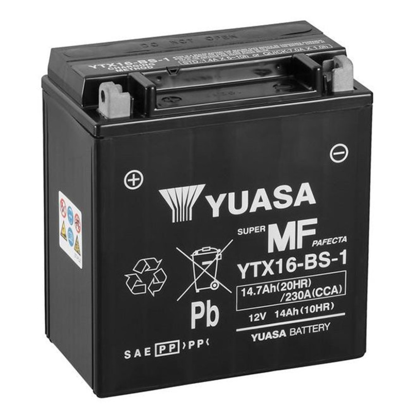YTX16-BS-1 Non-DG Factory Sealed Battery Yuasa (YTX16BS1)