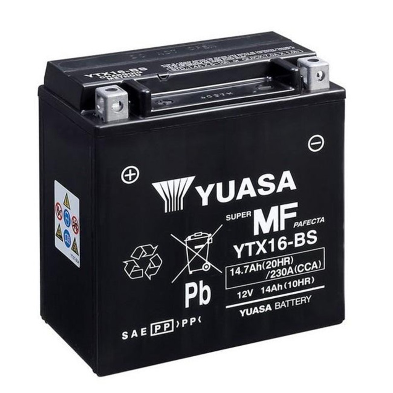YTX16-BS Non-DG Factory Sealed Battery Yuasa ^ (YTX16BS)