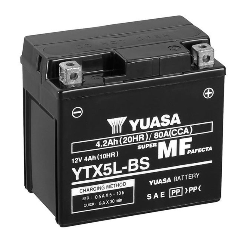 YTX5L-BS Non-DG Factory Sealed Battery Yuasa. Alt: CYG5LBS ^ (YTX5LBS)