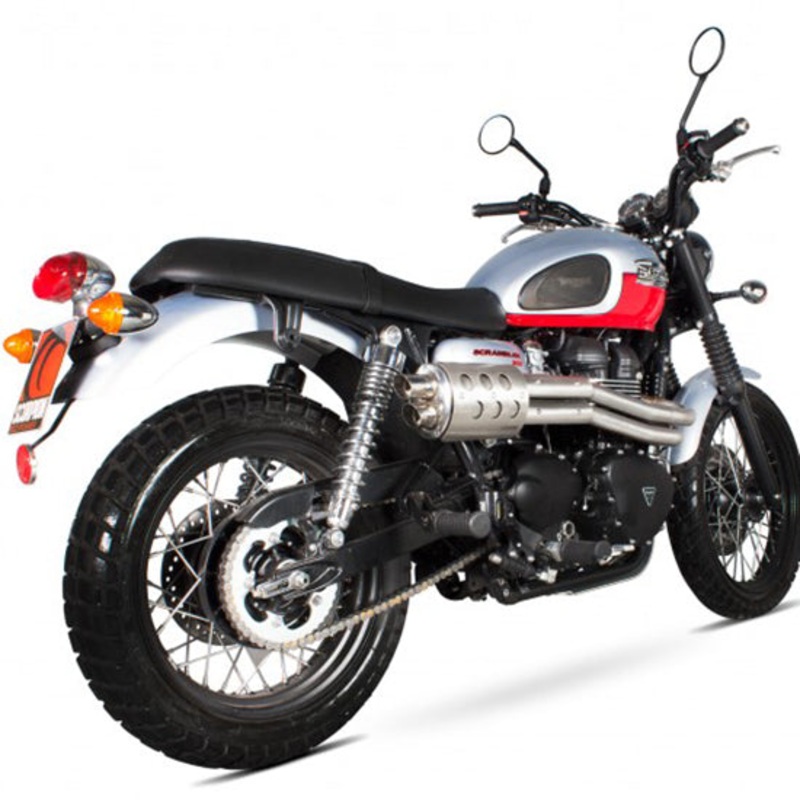 Triumph 900cc 13-17 Custom Silencer Full Sys S/S (TR80SEOSYS)