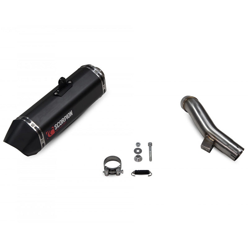 Versys 1000 / SE / Tourer / GT Serket Parallel Slip-on Black Ceramic 19-23 (RKA132BCER)