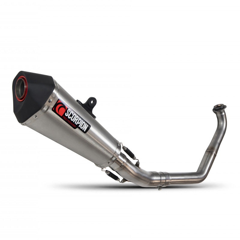 YZF-R125 Serket Taper Full System Brushed Stainless Steel Sleeve 2019-2020 (RYA113SYSSEO)
