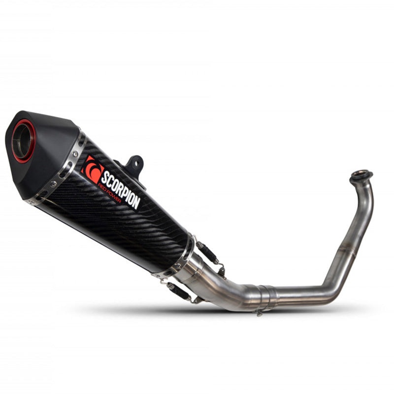 YZF-R125 Serket Taper Full System Carbon Fibre Sleeve 2019-2020 (RYA113SYSCEO)