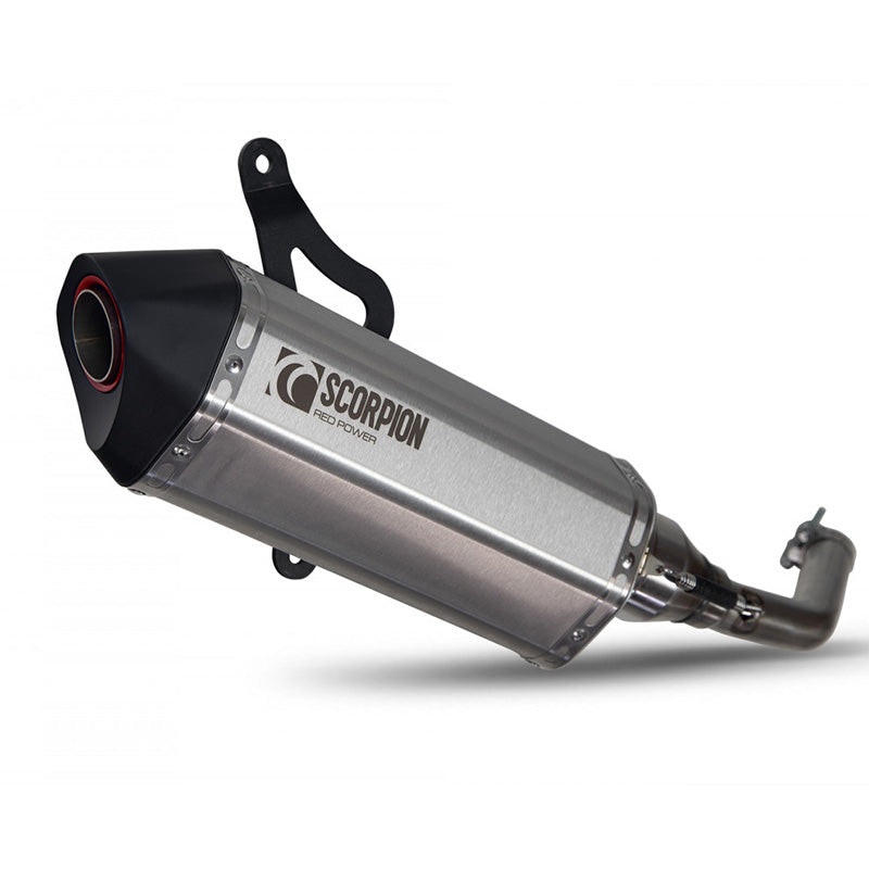 GTS 125 / 300 HPE (all models) Serket Parallel Slip-on Brushed Stainless Steel 19-20 (RVE217SEO)