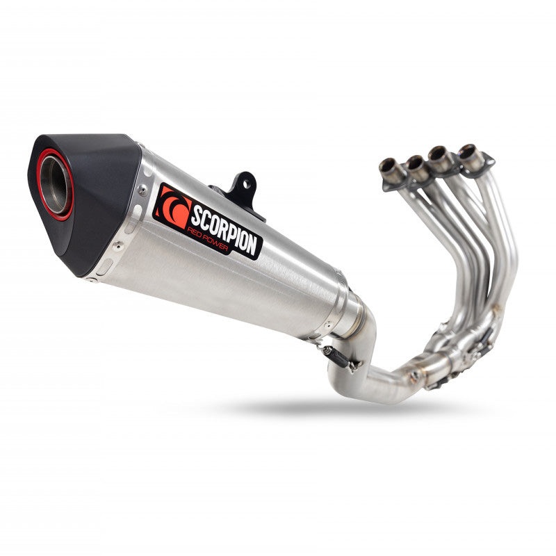 Ninja ZX-25R Serket Taper Full System Brushed Stainless Steel 2020-2022 (RKA141SYSSEO)