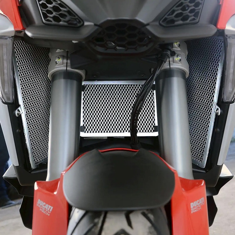 Radiator Guard and Oil Cooler Guard Kit for Ducati Multistrada V4/ V4S/ V4 Sport '21- (RAD9023TI)
