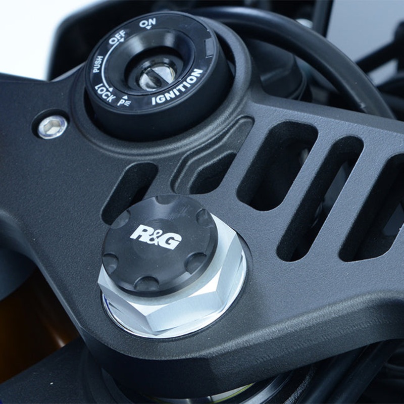 Top Yoke Cap Ducati Panigale V4/V4S R&G (YTI0011BK)