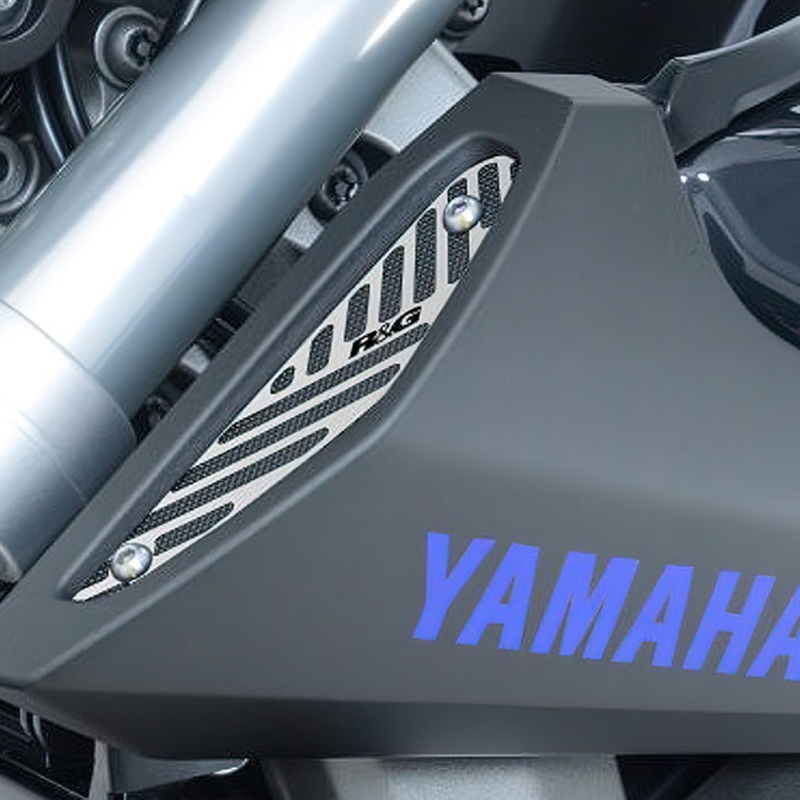 Air Intake Covers Yamaha MT09 pr st/less steel upto 2016 R&G (AIC0001SS)