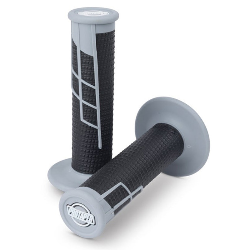 Lock On Grips 1/2 Waffle Grey/Black Protaper (PT021666)