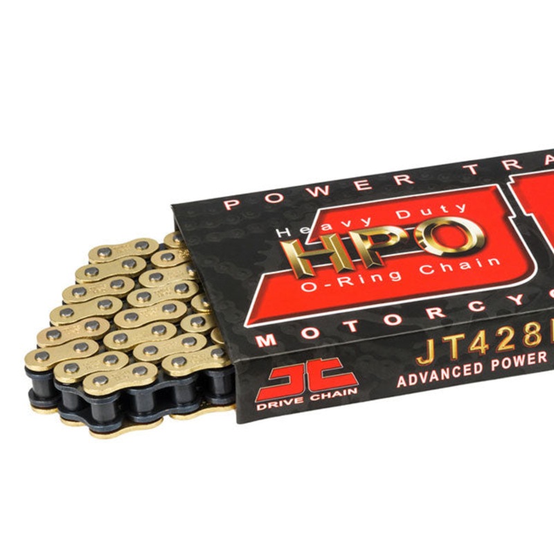 *428HPO x 136 Gold/Black O'Ring chain JT - NLA use JT428HRO136GB (JT428HPO136GB)