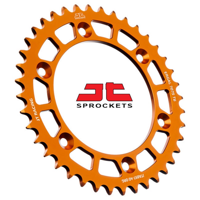 JT Sprockets RaceLite Rear Alloy T48 #520 Orange JTA897.48ORG