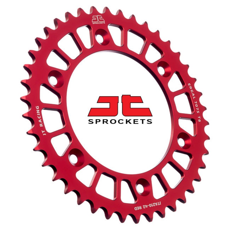 JT Sprockets RaceLite Rear Alloy T48 #520 Red JTA210.48RED