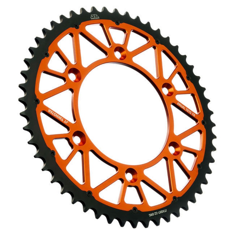 JT Sprockets TwinStar Rear Sprocket T51 Orange (JTX897.51ORG)