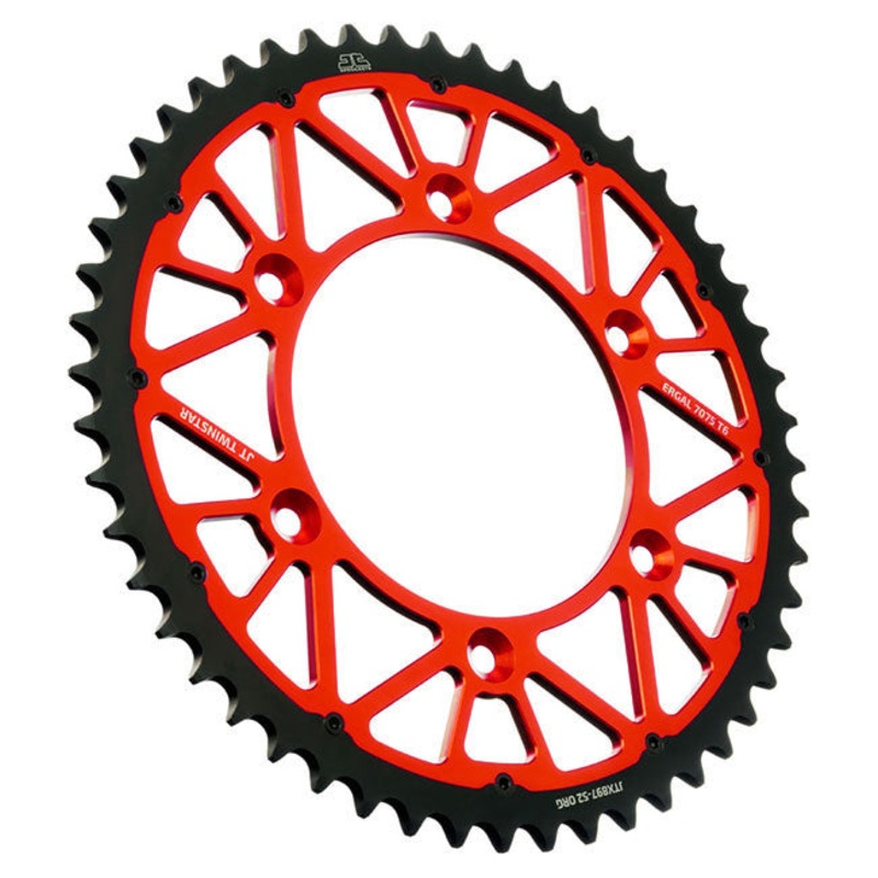 JT Sprockets TwinStar Rear Sprocket T51 Red (JTX210.51RED)