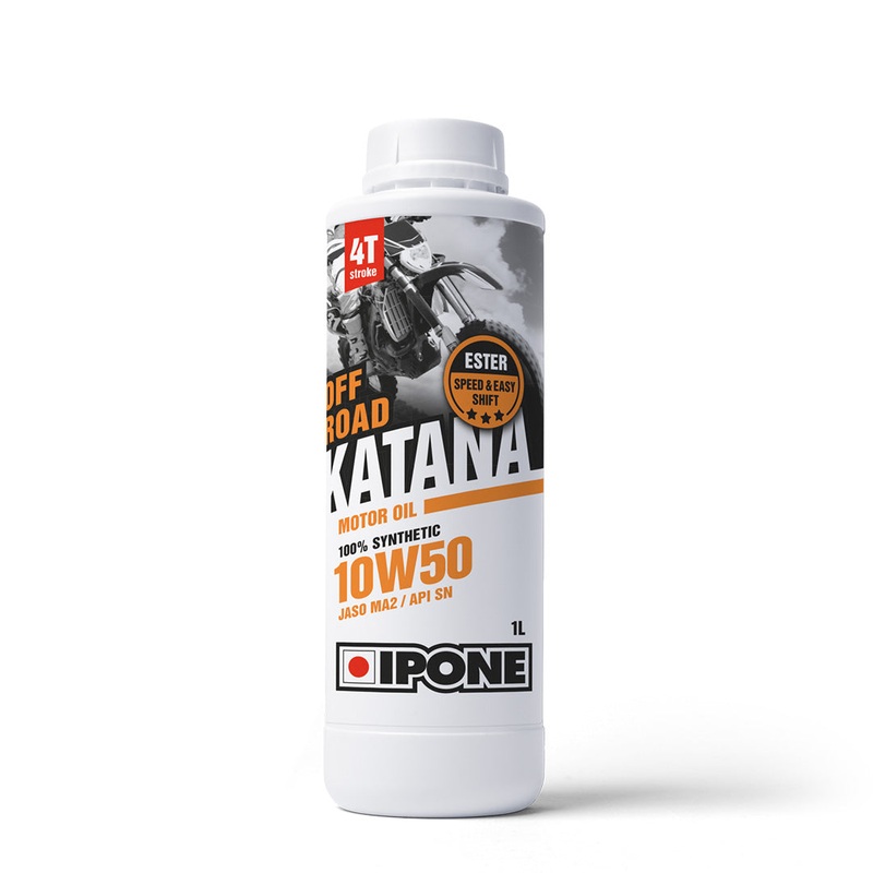 1L 10W50 Katana Off Road 100% Synthetic Oil IPONE. Supersede 801108 (800015)