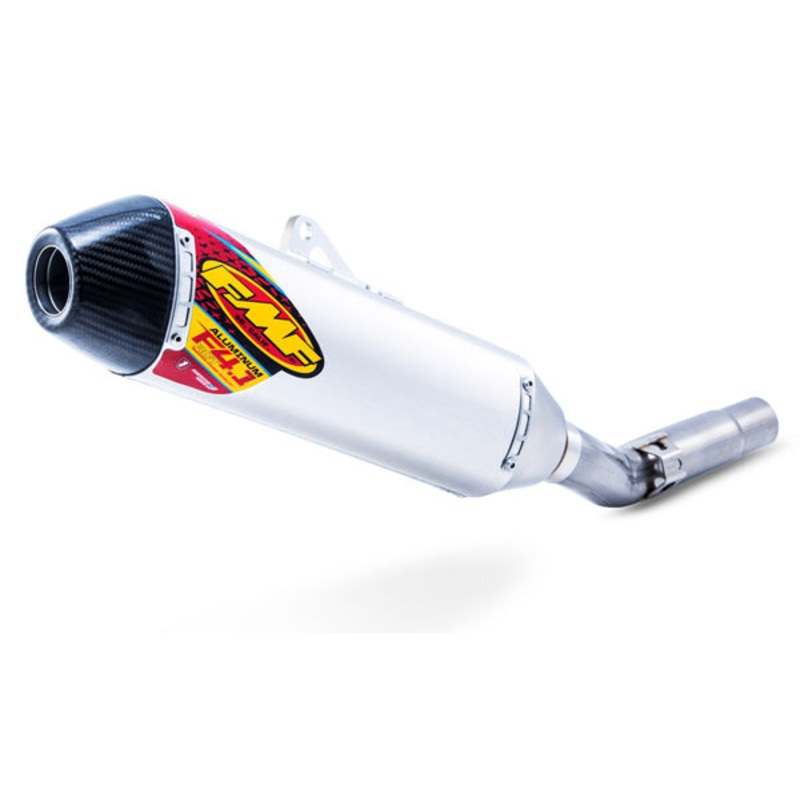 *4.1 S/S Single CRF450R 17-20 Slip on w/carbon Cap FMF (FMF-041559)