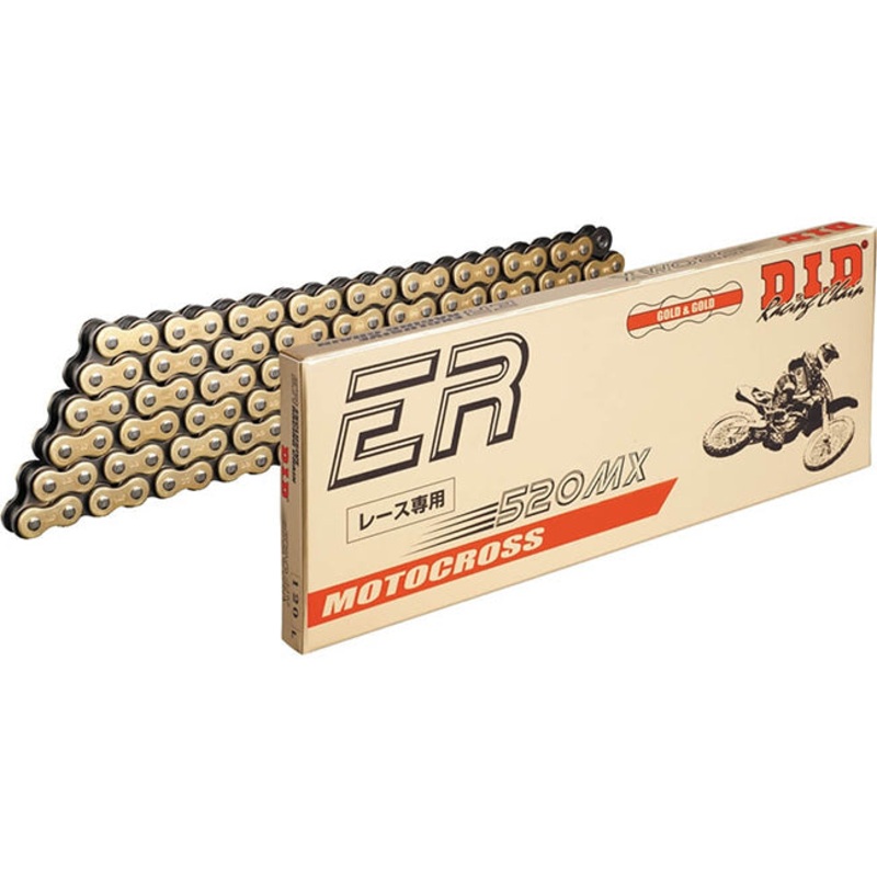 520MX x 114RB G&B MX Race chain w/ RJ clip link DID (520MX114G)