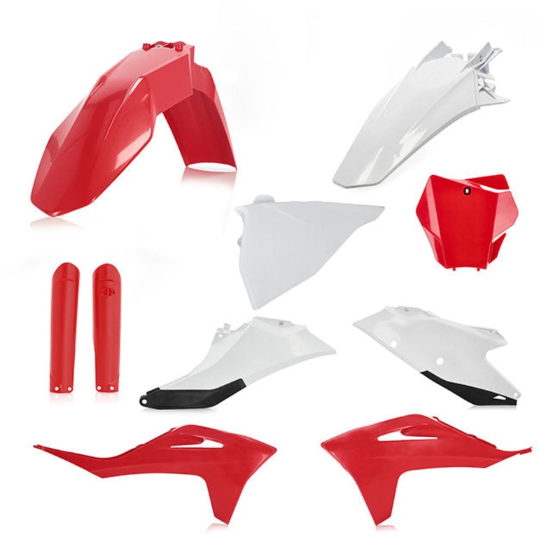 Full Plastics Kit Gas Gas EX/MC White/Red Acerbis (24631.343)