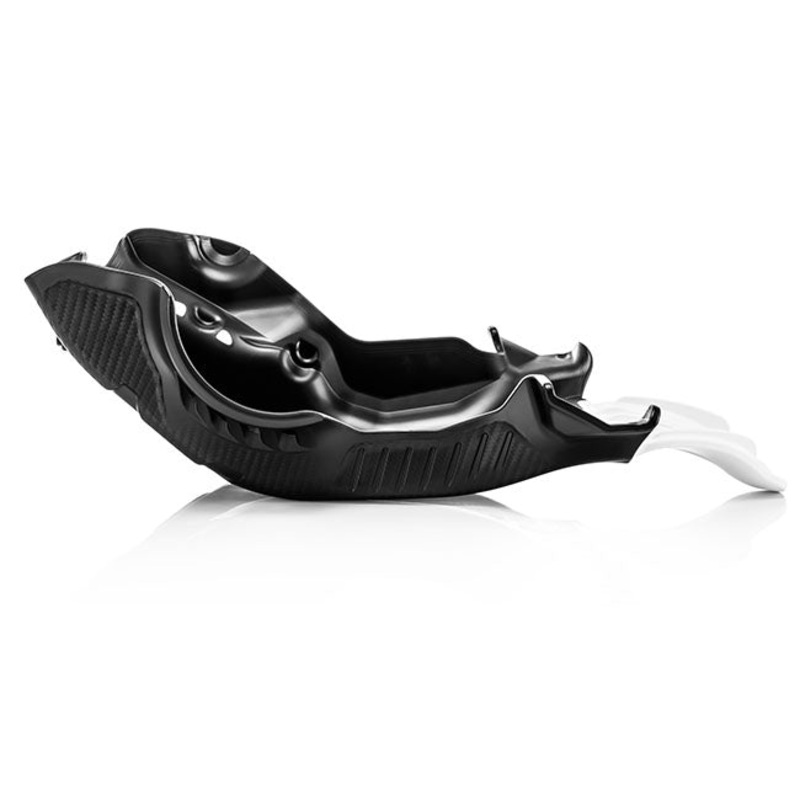 Skid Plate Black/White Gas Gas EX/MC 250/350F 21-23 Acerbis (23661.315)