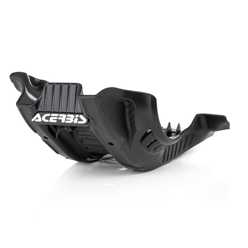 Skid Plate Black/White Husqvarna/Gas Gas 21-23 Acerbis (24023.315)