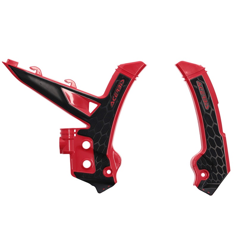 X-Grip Frame Guards Red/Black Gas Gas Acerbis (26105.349)