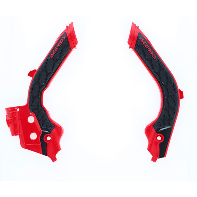 X-Grip Frame Guards Red/Black Husqvarna/Gas Gas Acerbis (23600.349)