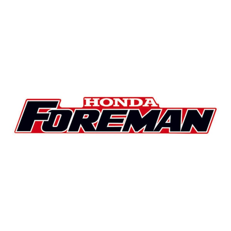 Honda Foreman Tank Sticker 300mm White/Red/Black (700.0100)