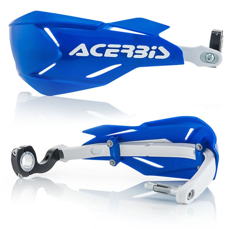 X-Factory handguard Blue/ White Acerbis (22397.245)