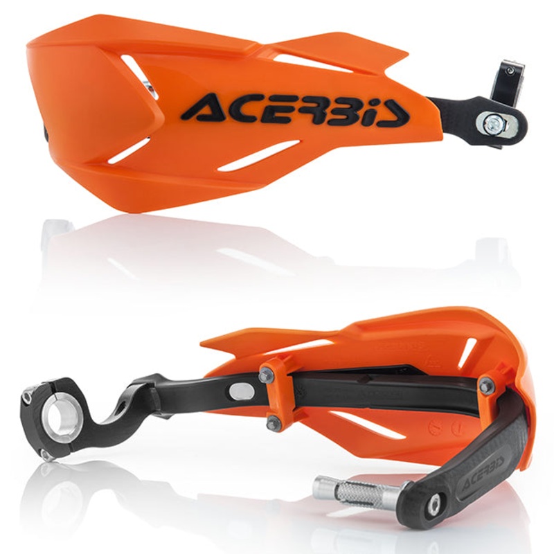 X-Factory handguard Orange/ Black Acerbis (22397.209)