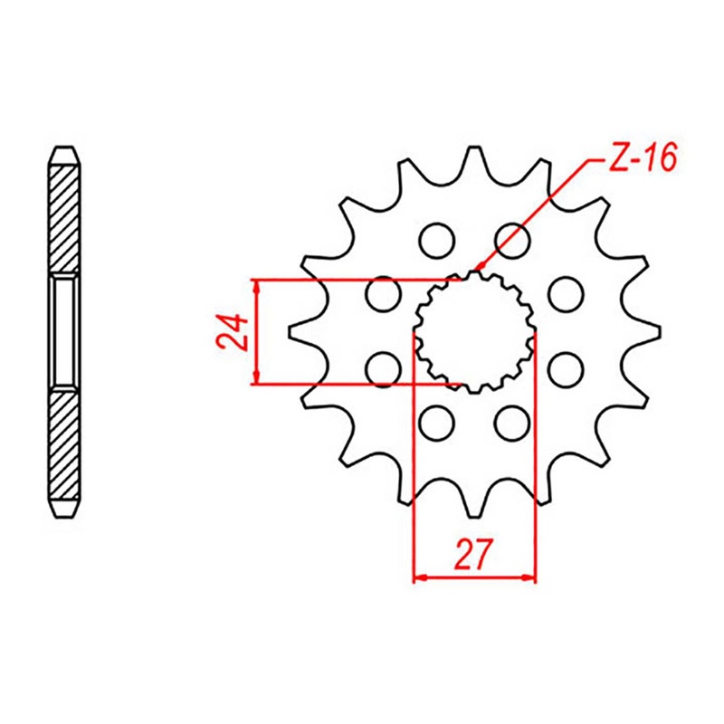 MTX 423 Steel Front Sprocket #530 (10-423)