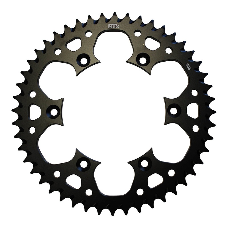 MTX 808 Zero Aluminium Rear Sprocket #520 - Black (11A-402-BLK)