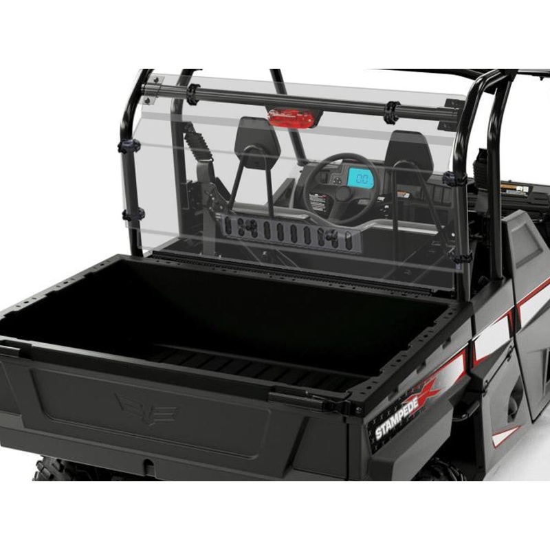 SPIKE REAR WINDSHIELD W/VENT TEX 77-1100V-R