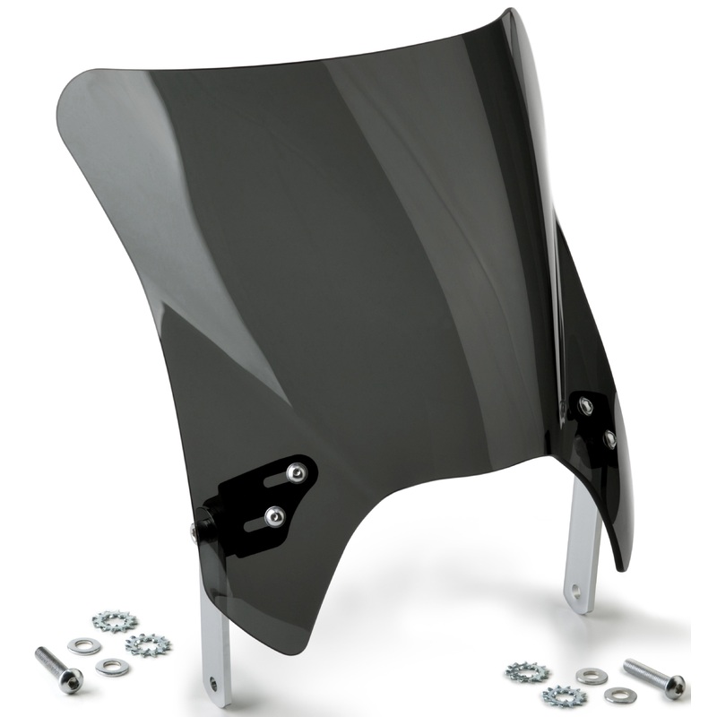 NATIONAL CYCLE MOHAWK WINDSHIELD DARK TINT CHROME HARDWARE N2844-001