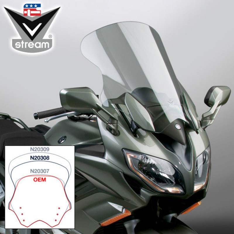 NATIONAL CYCLE VSTREAM SPORT-TOURING WINDSCREEN (LIGHT TINT) N20308