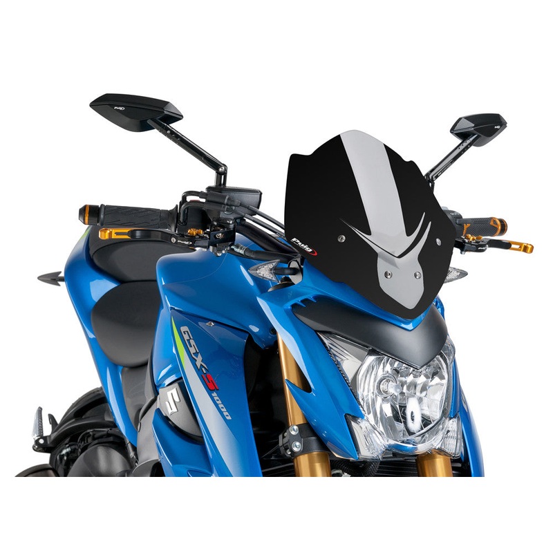 PUIG WINDSCREEN NAKED NEW GEN SPORT BLACK 7653N