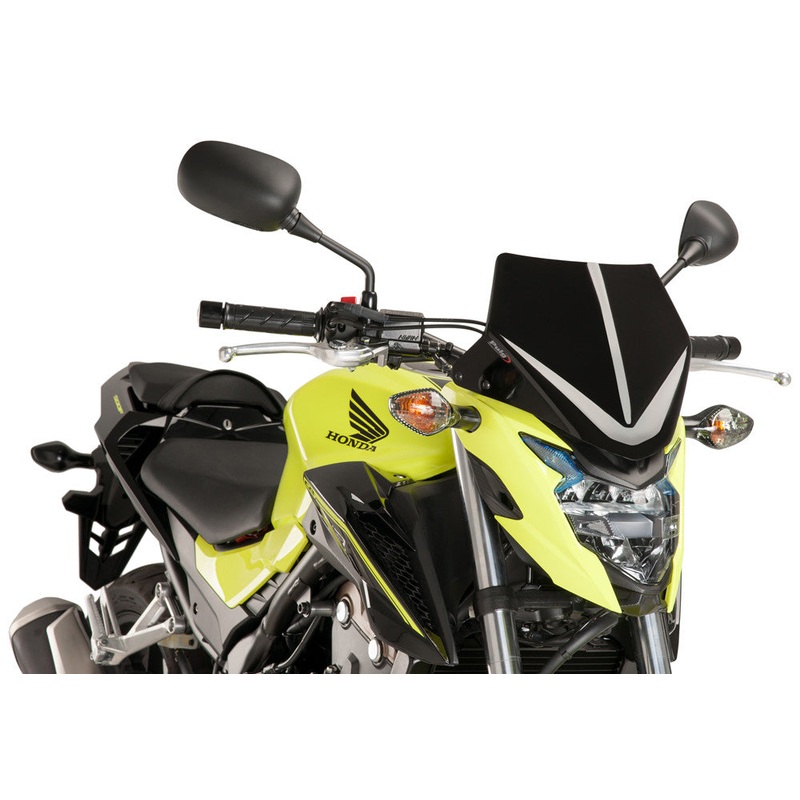 PUIG WINDSCREEN NAKED NEW GEN SPORT BLACK 8923N