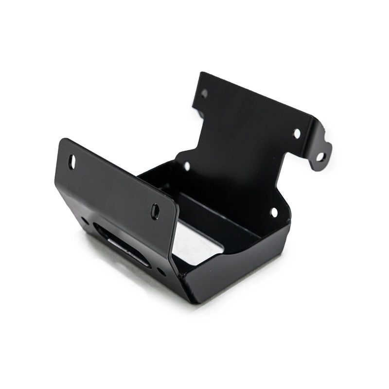 SuperATV Heavy Duty Winch Mounting Plate for Honda Foreman / Rubicon / Rancher