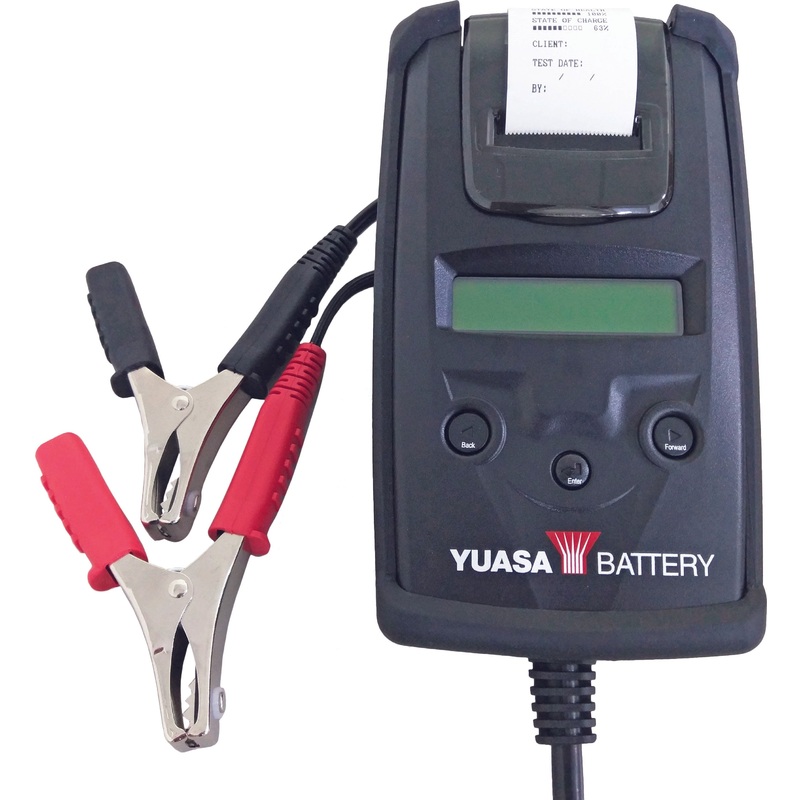 YUASA BATTERY TESTER W/PRINTER YUA00BTY01P