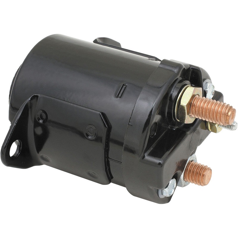 ACCEL STARTER SOLENOID - DUAL BRACKET BLACK 40114B
