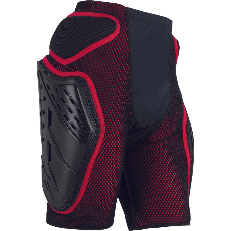 ALPINESTARS FREERIDE SHORTS BLACK/RED MD 650707-13-M
