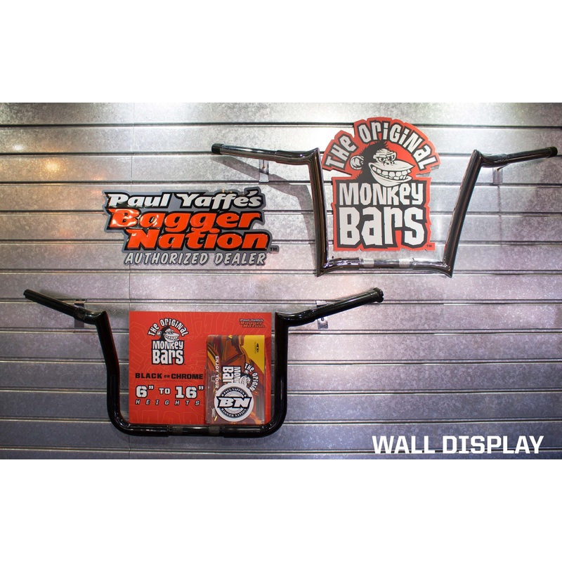BAGGERNATION MONKEY BAR DISPLAY NO BARS INCLUDED POP-MB