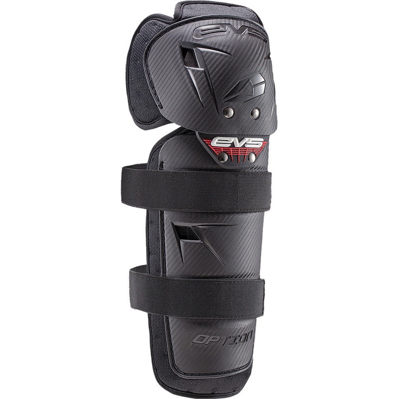 EVS OPTION KNEE PADS BLACK YOUTH OPTK16-BK-Y