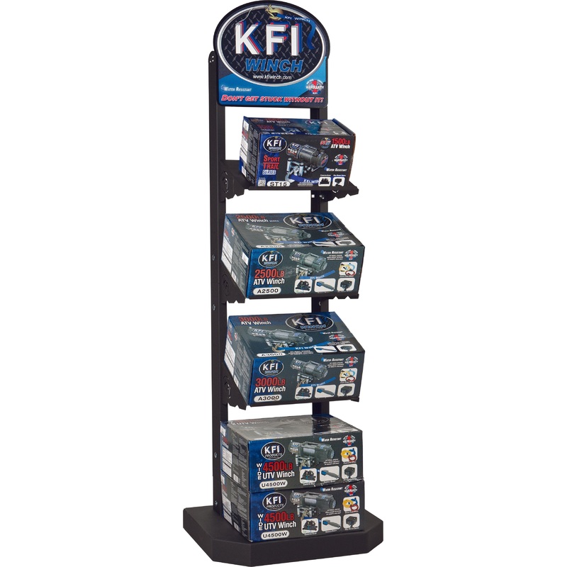 KFI WINCH DISPLAY STAND STANDING 110400