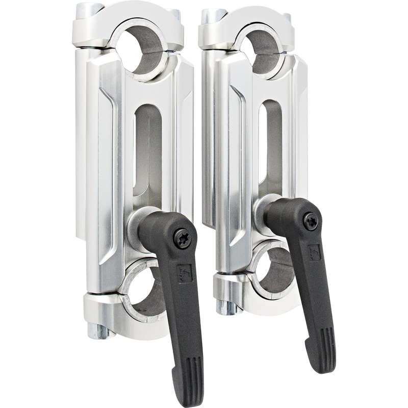 ROX ELITE SERIES ADJUSTABLE HANDLE BAR RISER 4"-6" RISE 1R-HA46SE