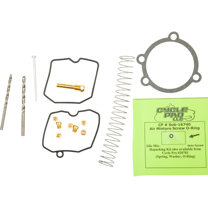 CYCLE PRO CV CARB RECALIBRATION TUNER KIT W/GASKETS 16740